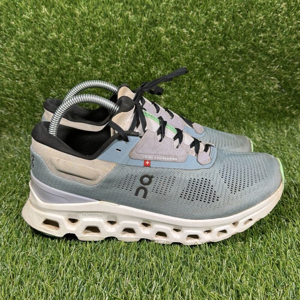 On Trainers Size 9 Women's Nimbus Grey Helion Cloudstratus 3 Road Running Shoes